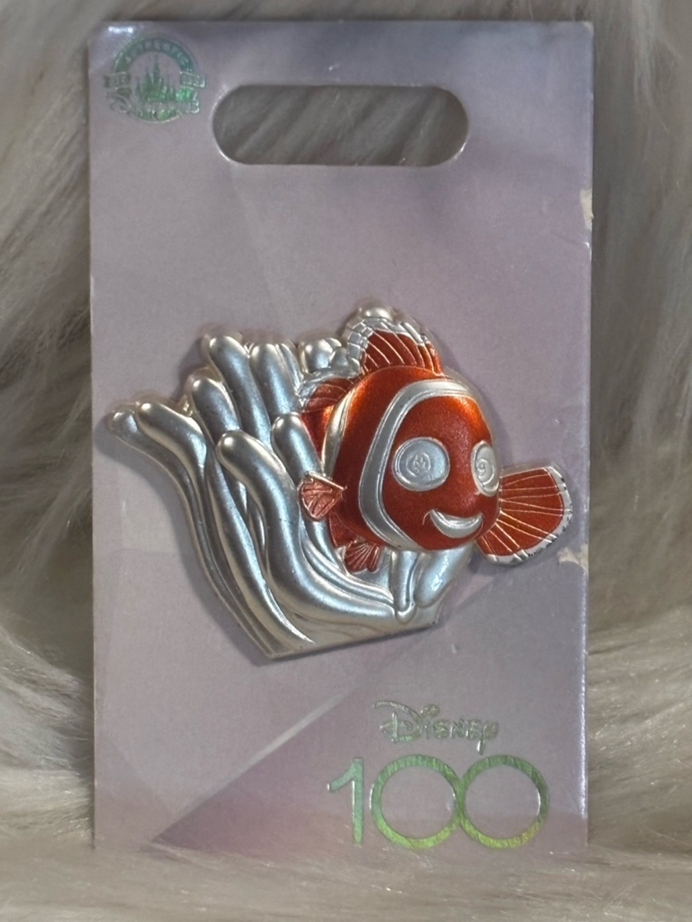 Disney Parks 100th Anniversary Nemo 100 Years of Wonder Platinum Authentic Pin